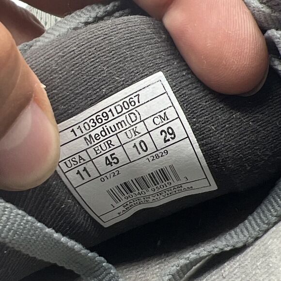 Brooks Ghost 14 Mens 11 D Shoes Gray Walking Running Gym Sneaker 1103691D067 - Picture 13 of 13